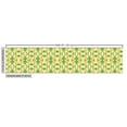 thumbnail image 2 of Abstract Fabric by the Yard Upholstery, Whimsical Geometric Shapes in Lively Tones Aztec Inspired, Decorative Fabric for DIY and Home Accents, Pastel Yellow Teal by Ambesonne, 2 of 4