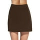 thumbnail image 1 of Falda pantalón ligera y elástica para mujer para correr y jugar al tenis: falda deportiva con forro, tallas reales, poliéster, S-XXL., 1 of 3
