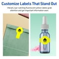 thumbnail image 4 of Avery Printable Wraparound Labels, Neon Yellow, 1.5" x 3.5", 100ct, 4 of 11