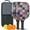 Pioneer Flower Floral, variant on Pickleball Paddles Set,Pioneer Flower Floral Print Pattern Fiberglass Surface Pickleball Racket Set with 2 Indoor Outdoor Pickleball Balls and Pickleball Bag,Pickle-ball Equipment