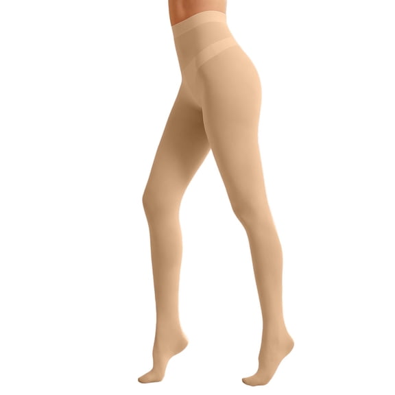 CUZIBR Funny Socks Thickened Fuzzy Lined Velvet Opaque Tights High Waist Solid Soft Warm Winter Pantyhose Reinforced Toe Leggings Fuzzy Socks,Beige,M