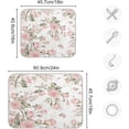 thumbnail image 3 of Pink Roses Flowers Dish Drying Mat Microfiber Drying Pad for Kitchen Counter Absorbent Mat Drying Pad Sink Mat 18 x 24 Inch, 3 of 7