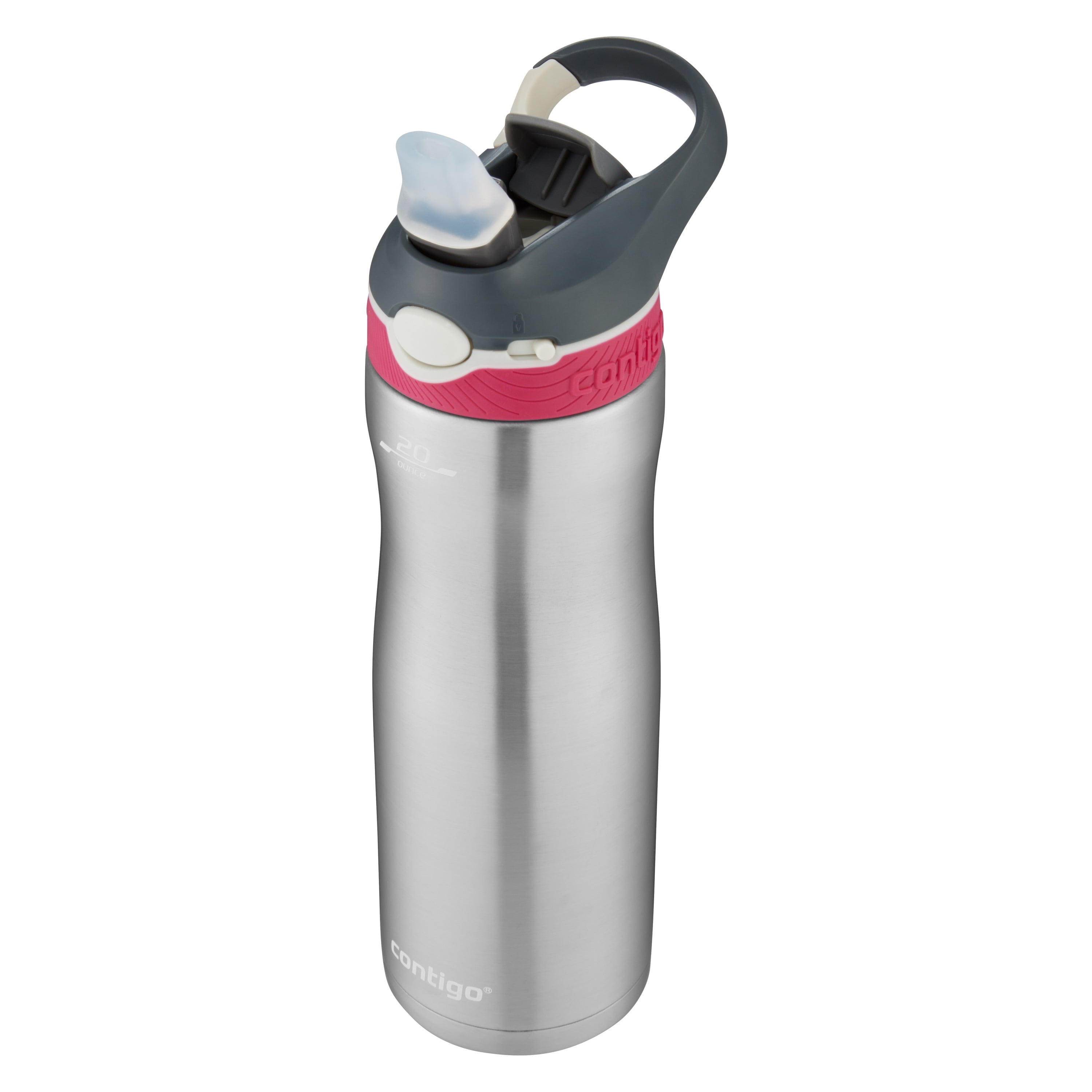 Ashland Chill, Stainless Steel Water Bottle with AUTOPOP® Lid, 16oz, 2-Pack