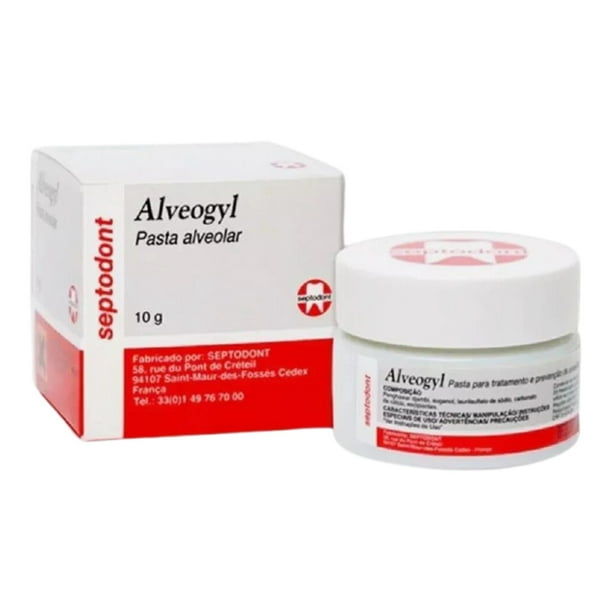 Alveogyl Alveolar Osteitis Paste 10 g Dry Socket Dressing Iodoform-Eugenol Paste with Penghawar Fibers for Quick Extraction Comfort - Walmart.ca Alveogyl Alveolar Osteitis Paste 10 g Dry Socket Dressing Iodoform-Eugenol Paste with Penghawar Fibers for Quick Extraction Comfort - Walmart.ca