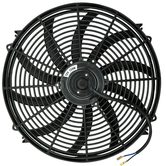 16-17 Inch 130w Motor 12 Volt Reversible Engine Radiator Cooling Fan