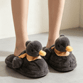 thumbnail image 4 of Vamuko Duck Slippers for Women & Men Fuzzy Animal Plush Slippers Winter Indoor House Slides Warm Fluffy Slipper, 4 of 5