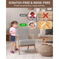thumbnail image 5 of Washable Non-Slip 3' x 5' Rug - Terracotta/Mustard Traditional Area Rug for Living Room, Bedroom, Dining Room, and Kitchen - Exact Size: 3' x 5' Terracotta / Mustard 3' x 5', 5 of 5