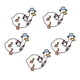 thumbnail image 1 of Lindo marcador de dibujos animados Kawaii Animal Clip de papel marca página papelería titular de lib Meterk Marcador, 1 of 7