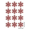 thumbnail image 3 of FastXmas 12PCS Christmas Tree Ornaments Snowflakes Decorations - Glitter Snowflakes Hanging Decorations for Winter Holiday Christmas Birthday Party Decoration Supplies, 3 of 6