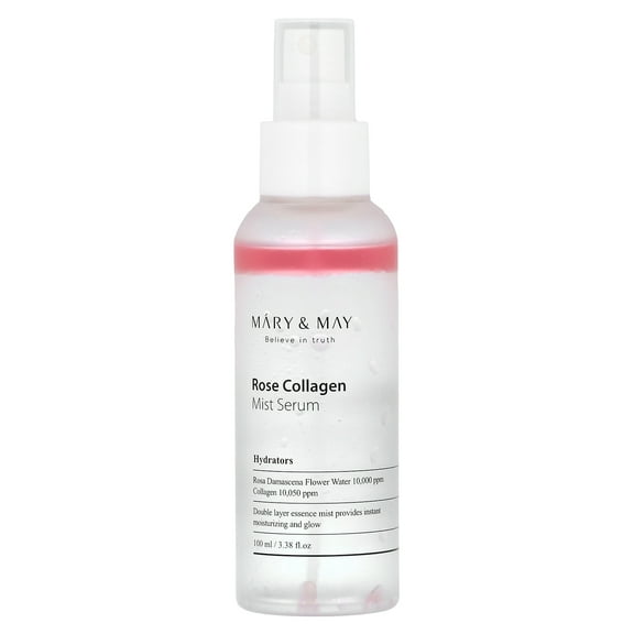 Mary & May Rose Collagen Mist Serum, 3.38 fl oz (100 ml)