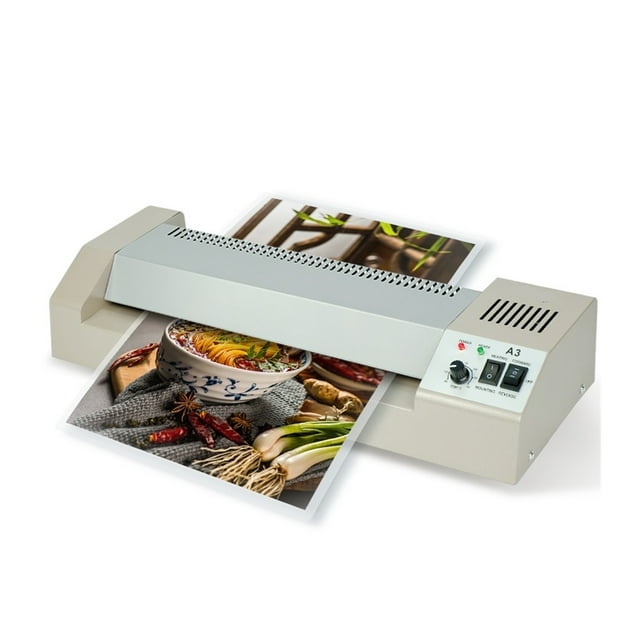 Machine de Lamination Photo LM-320 Chaud Froid 4 Rouleaux Film de Pochette A3 A4 Machine de Lamination Photo