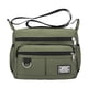 thumbnail image 2 of Bandolera para hombres y mujeres - Bolsa de hombro para el pecho resistente al agua, bolso de viaje de 26x21x9cm con correa ajustable, tela oxford, negro/azul/gris/verde ejército, 2 of 6