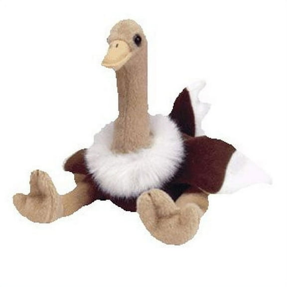 Ty Beanie Baby Stretch The Ostrich 11 Inch Plush Toy