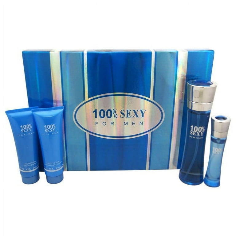 100% Perfume Inc. 100% Sexy Lover Gift Set, 4 pc - Walmart.com