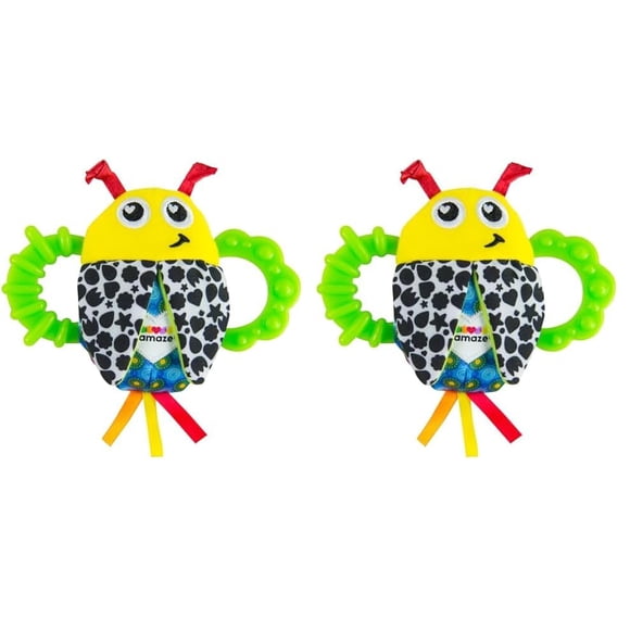 Sonajero Lamaze Bitty Bite Bicho 11.4 cm Paquete de 2