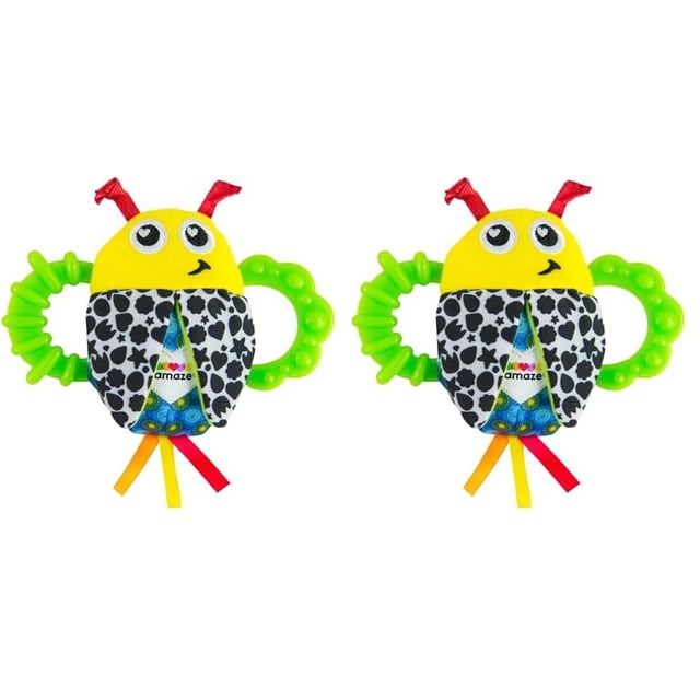 Sonajero Lamaze Bitty Bite Bicho 11.4 cm Paquete de 2