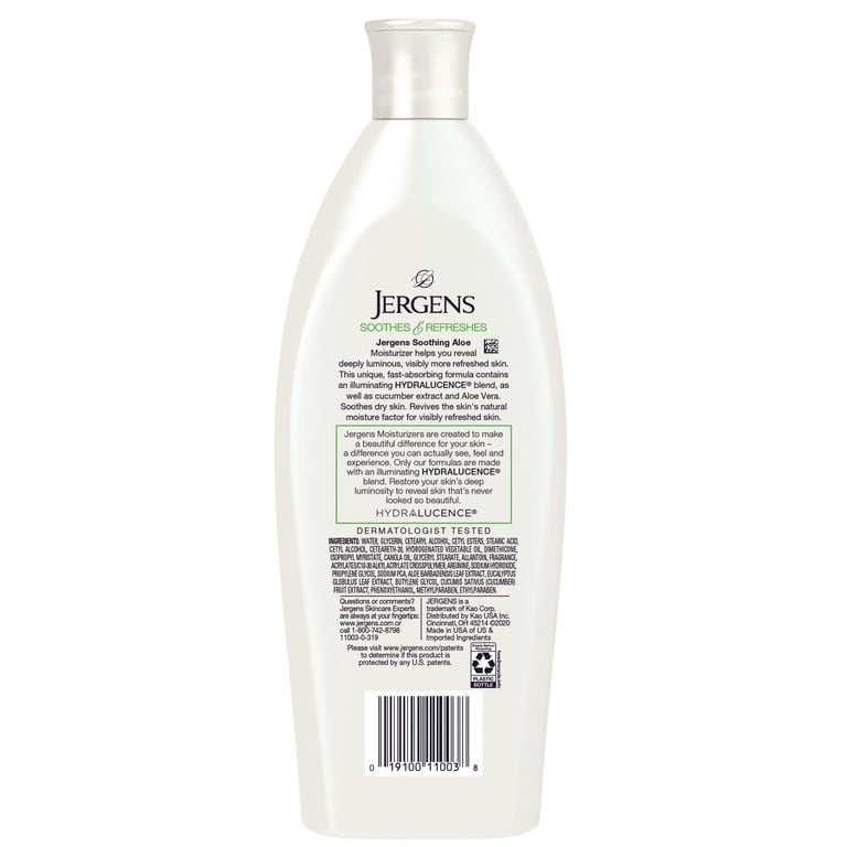 Jergens Soothing Aloe Relief Moisturizer 10 oz