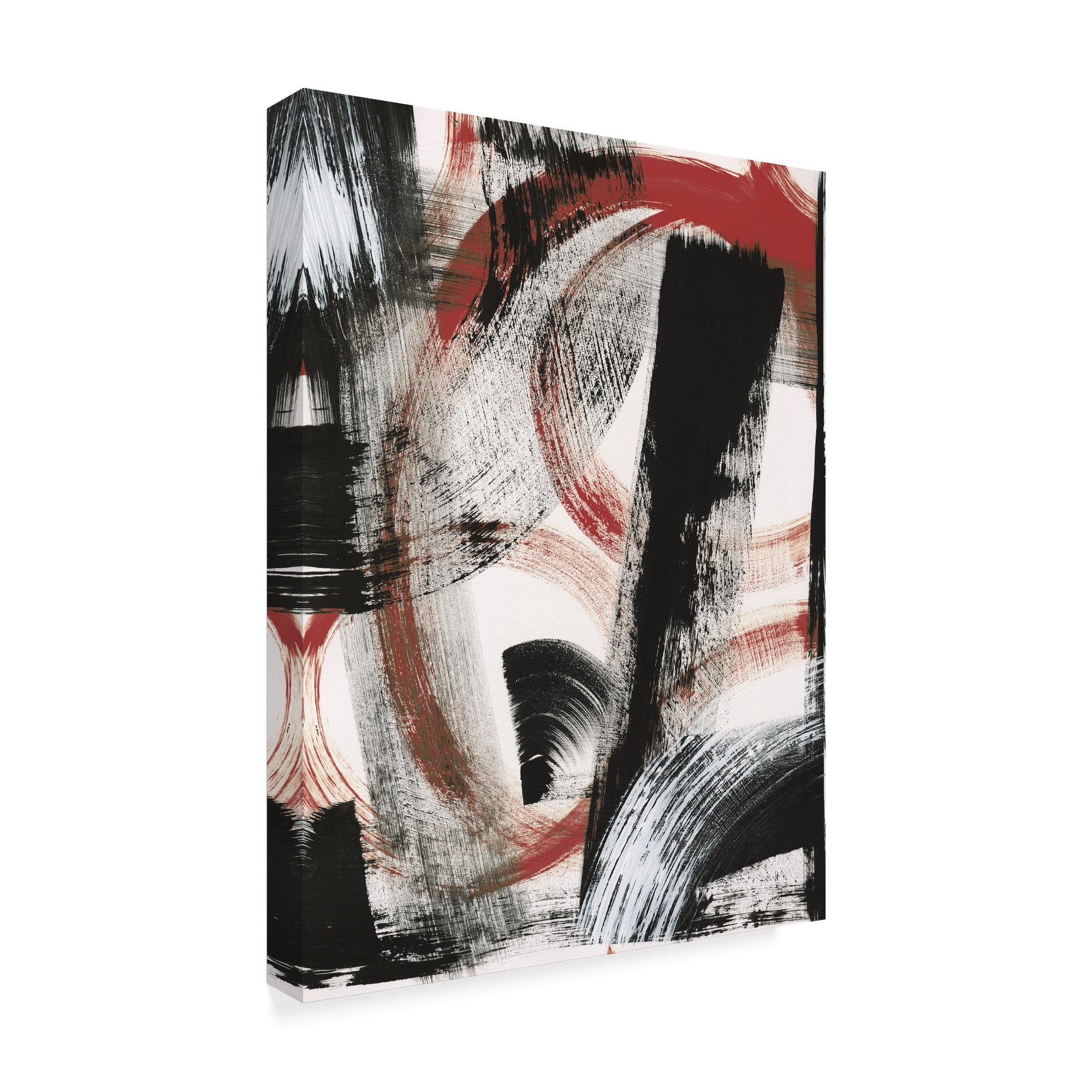 Trademark Fine Art 'LPs in 33 II Red' Canvas Art by Sue Schlabach