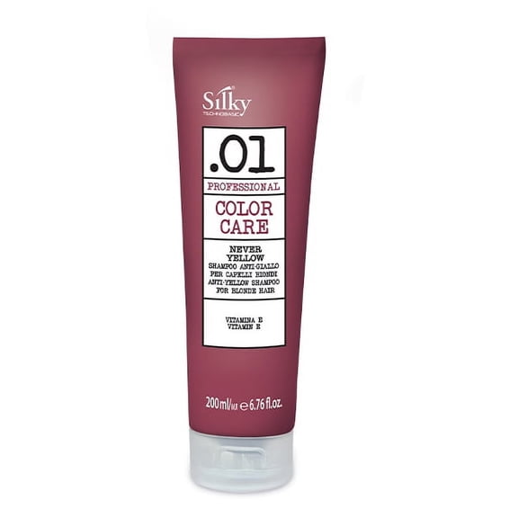 SILKY .01 ANTIYELLOW SHAMPOO WITH ACTIVE INGREDIENTS TO REDUCE YELLOW TONES (200 ML)