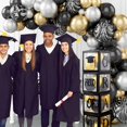 thumbnail image 4 of 4PCS 2025 Graduation Party Decorations Black Clear Boxes for Balloons with Different Letters with Letters GRAD Class of 2025 Proud of You Clear Balloon Blocks Graduation Party Supplies Kit, 4 of 6