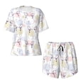 thumbnail image 4 of Xecao Hand Drawn Rabbit print Swimsuit for women, Summer-ready, sporty style.Quick-dry fabric. Many sizes & colors., 4 of 9
