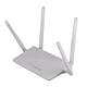thumbnail image 4 of Enrutador WiFi inalámbrico de 4 antenas, enrutador de pared inteligente de alta velocidad de 300 m para el hogar, 100-240 V, 4 of 15