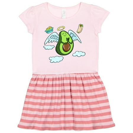

Inktastic Holy Guacamole Funny and Cute Avocado Gift Toddler Girl Dress