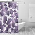 thumbnail image 2 of Coolnut Lilac Leaves Shower Curtain for Bathroom Modern Bathroom Waterproof Washable Fabric Shower Curtains with 12 Hooks for Hotel Bathroom Bathtubs 60x72 Inch Home Decor, 2 of 6