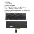 thumbnail image 4 of Sidaley Teclado para portátil Accesorio de entrada simple Accesorios para PC Kit de teclado retroiluminado Reemplazo para Vivobook X512 X512UB Cuadernos de escritura y cuadernos de bocetos, 4 of 5