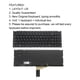thumbnail image 3 of Matsuzay Teclado para portátil Accesorio de entrada simple Accesorios para PC Kit de teclado retroiluminado Reemplazo para Vivobook X512 X512UB Cuadernos de escritura y cuadernos de bocetos, 3 of 5