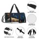 thumbnail image 4 of Balery Starry Sky Sleep White Bear Bolsa de Gimnasio para Mujeres y Hombres, Bolsa de Viaje Impermeable, Bolsa de Fin de Semana con Compartimento para Zapatos y Bolsillo Húmedo, 4 of 6