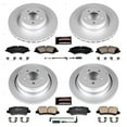 thumbnail image 2 of PowerStop Front and Rear Geomet Coated Brake Rotor and Pad Kit Fits: LAND ROVER Select Models CRK6476, 2 of 5