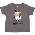 thumbnail image 3 of Inktastic Sorry, I'm a Bit Moody Today Cute Cow Pun Boys or Girls Toddler T-Shirt, 3 of 5