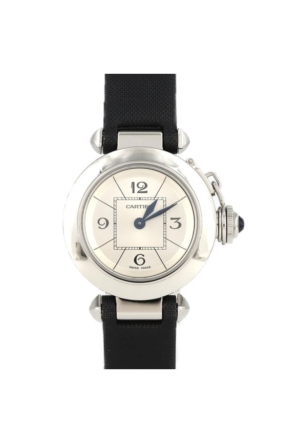 Pre-Owned Cartier Miss Pasha W3140025 Stainless Steel Quartz Watch