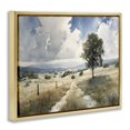 thumbnail image 2 of Stupell Industries Traditional Wagon Road Through Meadow Gold Floating Frame Canvas Art, 21 x 17, by Franklyn Gregory, 2 of 8