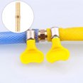 thumbnail image 1 of TAILTOSS 10 Pcs Raccord de Tuyau en Laiton Raccord de Tuyau Cloison Dorée Changement de Direction pour Aviation, 1 of 8