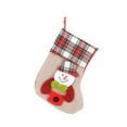 thumbnail image 2 of Christmas Socks In Apron Christmas Stocking Knitted Christmas Decorations Stocking Red White With A Pockets Letter Stockings For Family, 2 of 6