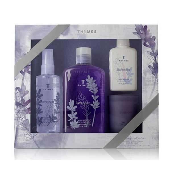 Coffret Cadeau pour Femme  Produits de Bain parfum Lavande, Thé