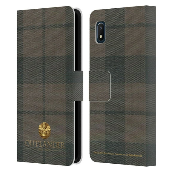 Head Case Designs Officially Licensed Outlander Tartans Cocknammon Leather Book Wallet Case Cover Compatible with Samsung Galaxy A10e (2019)