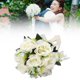 thumbnail image 5 of Ramo de Boda Ramo de Novia con de Plástico de Seda Flores Artificiales Falsas para Eventos de Aniversario de Pieza Central ANGGREK Otros, 5 of 8