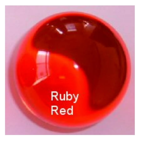Ruby Bell - Ruby Red Acrylic Contact Juggling Ball - 76mm by Rock Ridge
