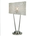 thumbnail image 2 of 27 Inch Table Lamp - Asymmetrical Crystal Shade - Dimmer Switch - Metal Finish, 2 of 5