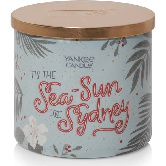 YANKEE CANDLE ‘TIS THE SEA-SUN IN SYDNEY HOLIDAY 3-WICK CANDLE