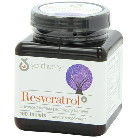 Youtheory Resveratrol Advanced, 160 Ct (Best Form Of Resveratrol)