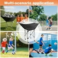 thumbnail image 6 of golytefs Collapsible Volleyball Wheeled Cart with Wheels Rolling Ball Storage Cart Volleyball Training Equipment Ball Holder for Easy Storage And Transport, 6 of 9