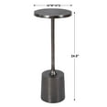 thumbnail image 4 of 25062-Uttermost-Sanaga - 24.5 inch Drink Table - 10 inches wide by 10 inches deep, 4 of 5