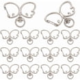 thumbnail image 6 of 1 Box 20Pcs Silver Swivel Snap Hooks Butterfly Key Chain Clip Bulk Metal Spring Alloy Rings Lobster Clasps Snap Buckle Cute Keychain Findings for Key Ring Clips DIY Crafts Jewelry Making, 6 of 8