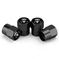 thumbnail image 1 of Hisport Fit Maserati Stem Cap 4 Uds. Tapas Universales Para Vástago De Válvula De Neumático De Coche, Cubierta De Aire, Accesorios Para Coche, Cubierta De Vástago Negra Hexagonal 016, 1 of 5