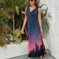 thumbnail image 3 of Galaxy Star Outer Space Pattern Design Sleeveless Dress Summer Clothes for Women Women's Clothing 2025, 3 of 7