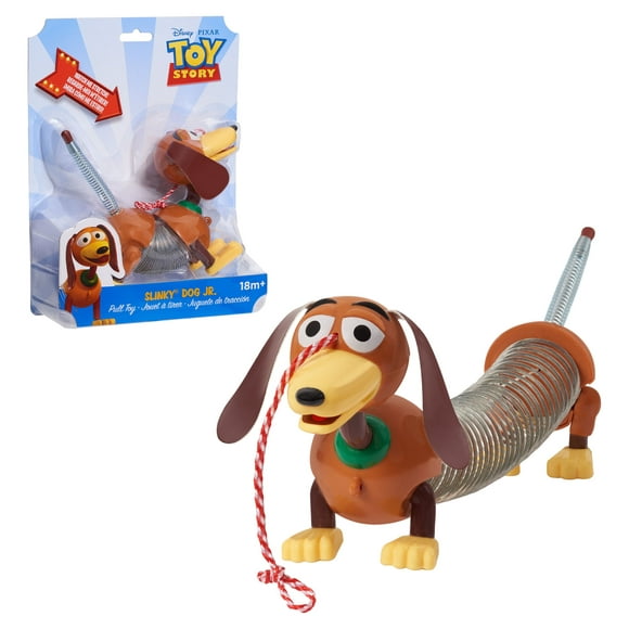 Il Suffit de Jouer Disney et Pixar Histoire de Jouets Slinky Dog Jr Pull Jouet, Préscolaire Âges de 18 Mois